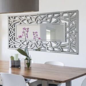 History of Venetian Mirrors. Wall mounted Venetian glass mirror. Purchase from Soraya Interiors.