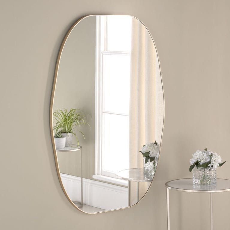Canary Minimalist Funky Mirror (2 Colours) Soraya Interiors UK