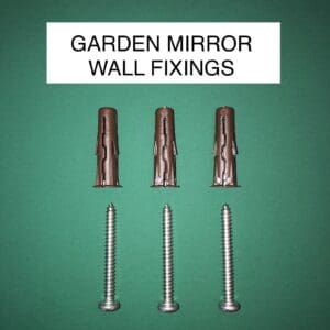 Garden Mirror Wall Fixings