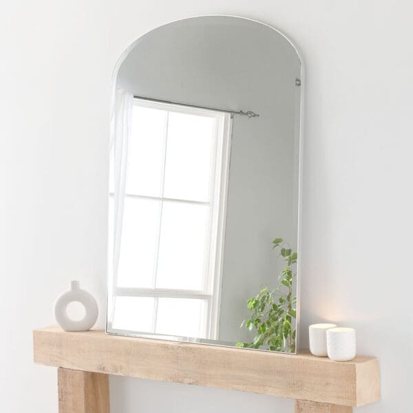 Holland Silver Overmantle Mirror (2 Sizes) - Image 2