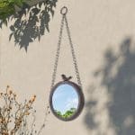 Jay Round Garden Mirror 49x18cm
