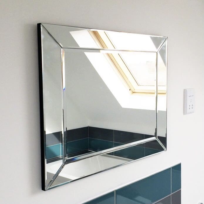 Newton Mirror 6 Sizes Soraya, 5ft X 4ft Frameless Mirror