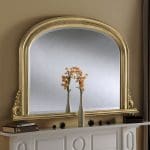 Petherwin Gold Overmantle Mirror