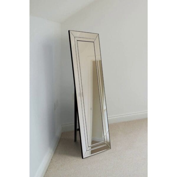 Roadford Free Standing Glass Mirror 150x40cm