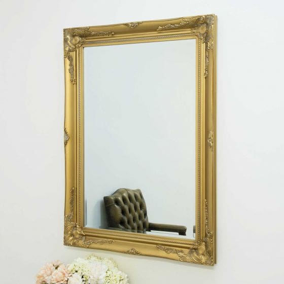 Buckland Gold Framed Mirror 110x79cm