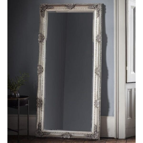Belmont Decorative Silver Mirror 165x79cm