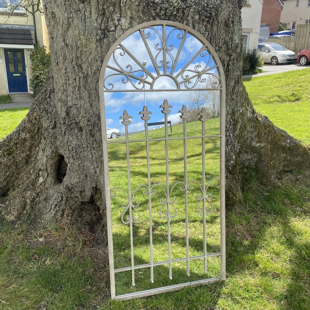 Camellia Metal Garden Mirror 140x65cm