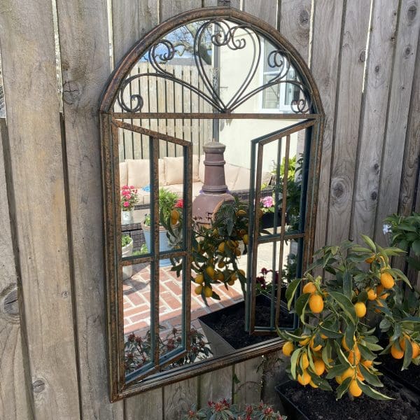 Carnation Window Garden Mirror Hanging
