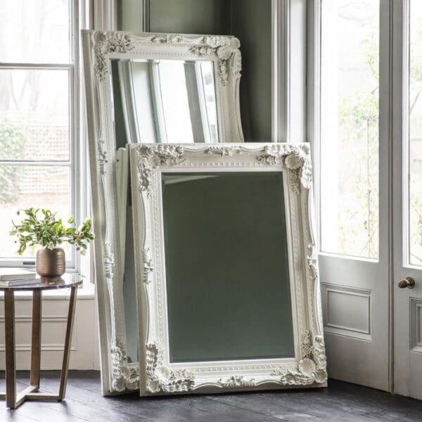 Charlton Cream Framed Mirror (4 Sizes)