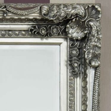 Charlton Silver Framed Mirror Corner