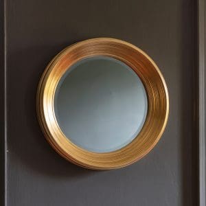 Duke Round Gold Mirror