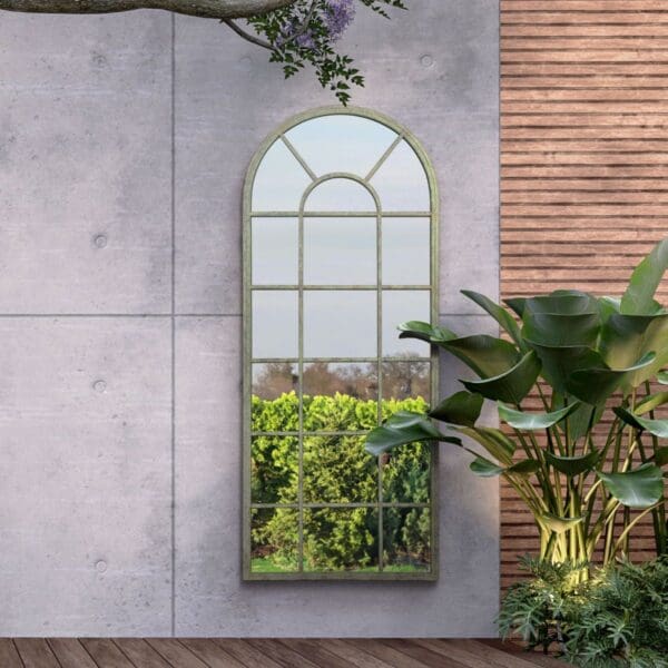 Evergreen Full Length Window Garden Mirror