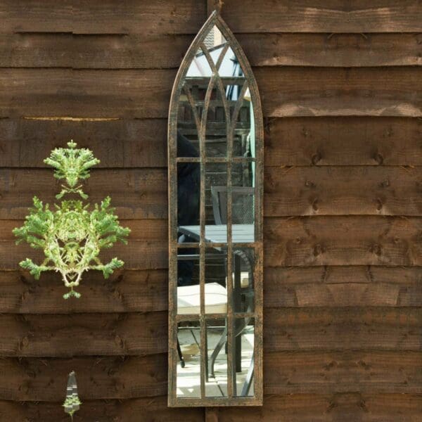 Foxglove Garden Fence Mirror