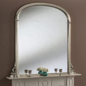 Langdon Silver Overmantle Mirror