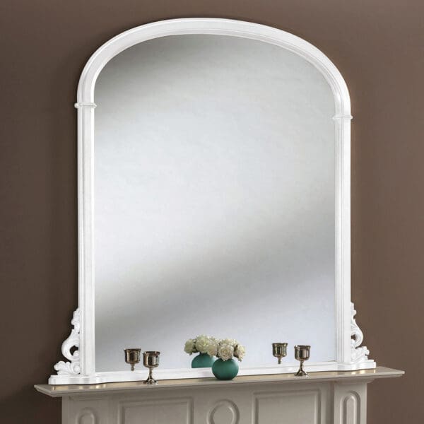Langdon White Overmantle Mirror