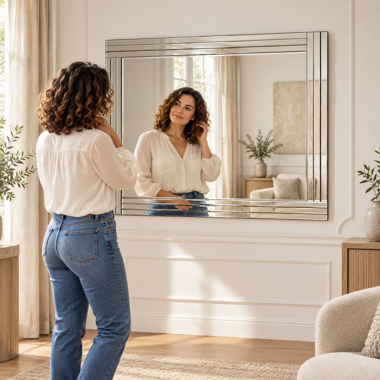 Lapford Triple Bevel Edge Mirror (7 Sizes) - Image 7