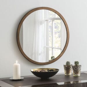 Manhattan Bronze Circle Mirror