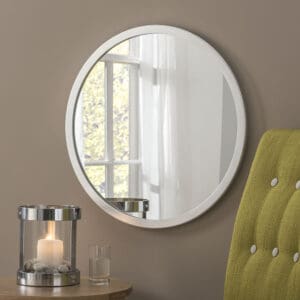 Manhattan Silver Circle Mirror (7 Sizes)