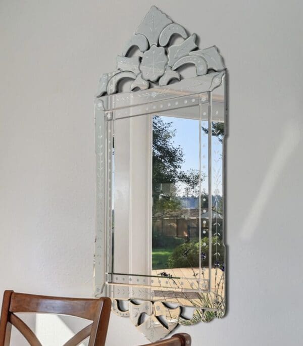 Orchid Venetian Mirror Wall Mounted