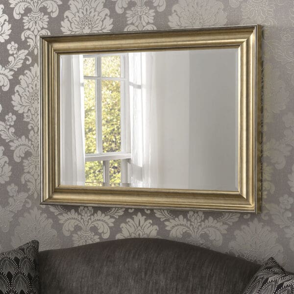 Stratford Champagne Framed Mirror (8 Sizes)