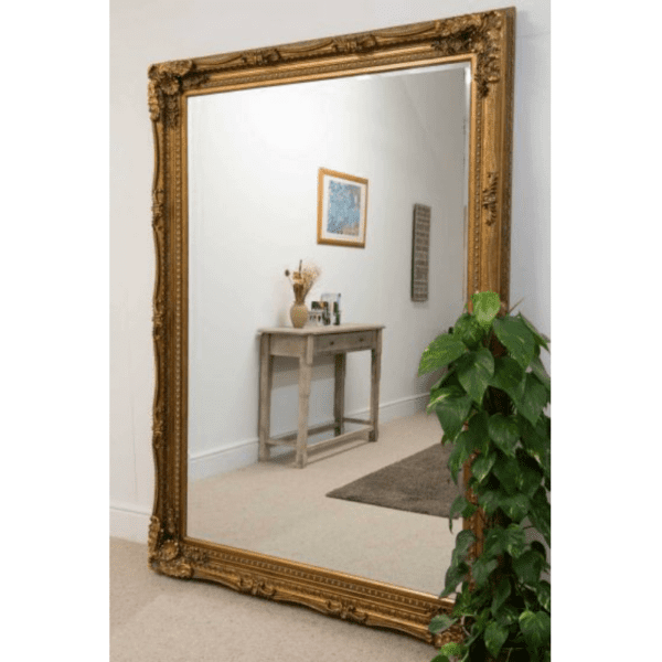 Charlton Gold Framed Mirror 208x148cm