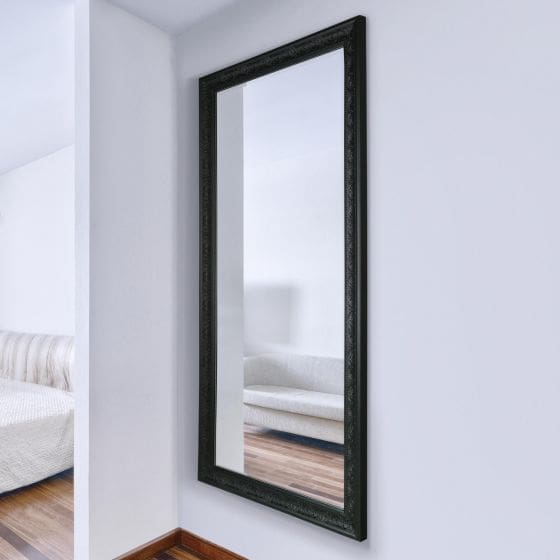 Hampton Full Length Black Mirror 160x73cm