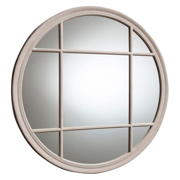 Banbury Round Cream Mirror Plain Image