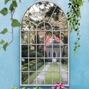 Top 9 garden mirrors for outdoor spaces. An outdoor mirror will act like a window and bounce light & create depth.