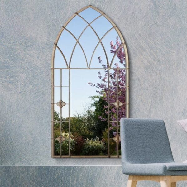 Blossom Window Garden Mirror 90x50cm