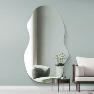 Lagoon Irregular Frameless Glass Mirror