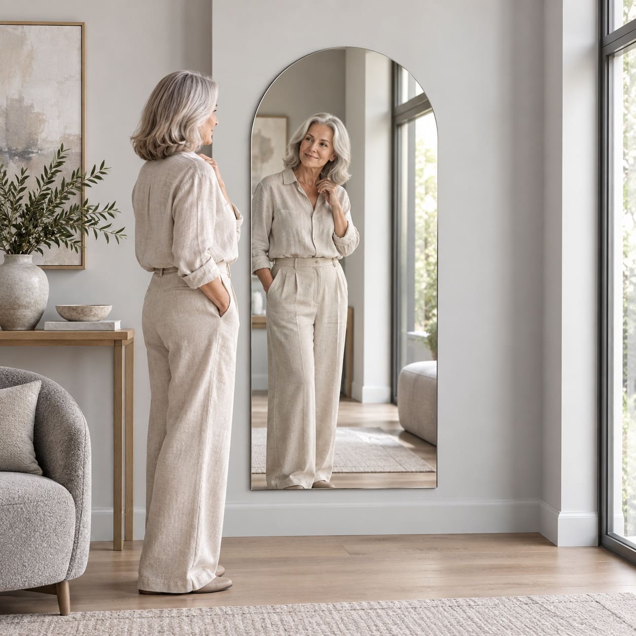 Archway Frameless Curved Mirror (6 Sizes) - Image 4