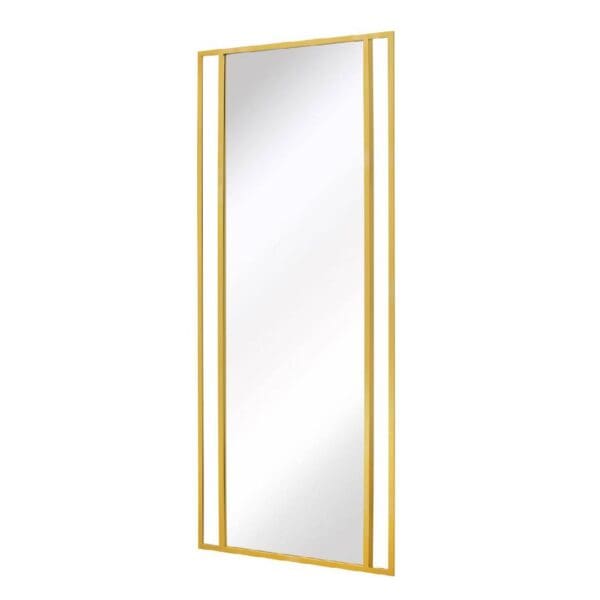 Highline Metal Gold Panel Mirror Plain Image