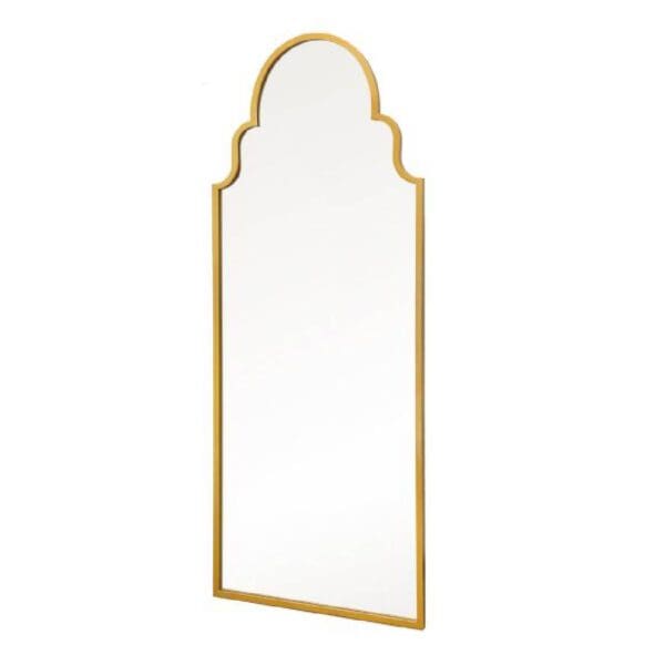 Mahal Dome Gold Metal Mirror Plain Image