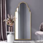 Discover the perfect metal framed mirror for your internal living space or outside garden.