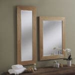 Discover the Timeless Elegance of Oak Mirrors. White oak with 4mm float glass. Versatile and durable mirrors