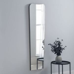 Holister Full Length Curved Black Mirror 148x46cm