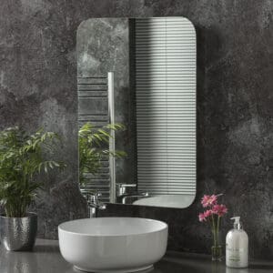 Swiss Portrait Demister Bathroom Mirror 50x70cm