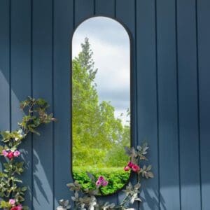 Addison Full Length Black Garden Mirror 180x60cm