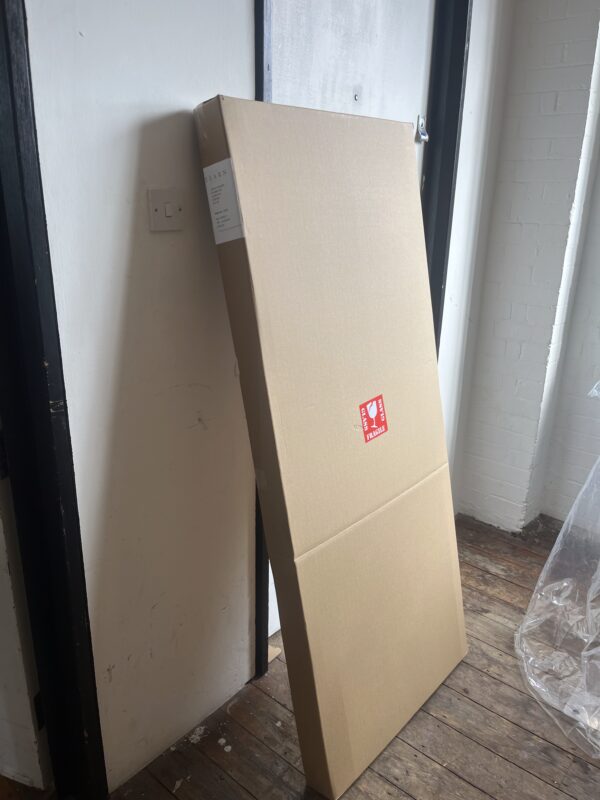 2x Carnaby Full Length Black Curved Mirrors - Image 3