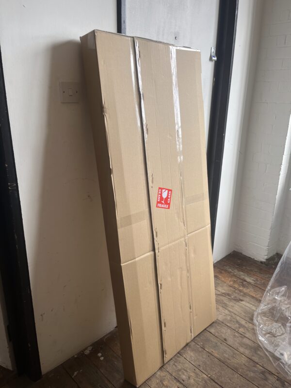 2x Carnaby Full Length Black Curved Mirrors - Image 4